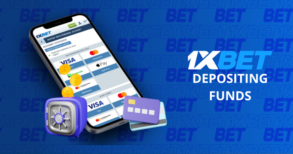 Depositing funds into a 1xBet account