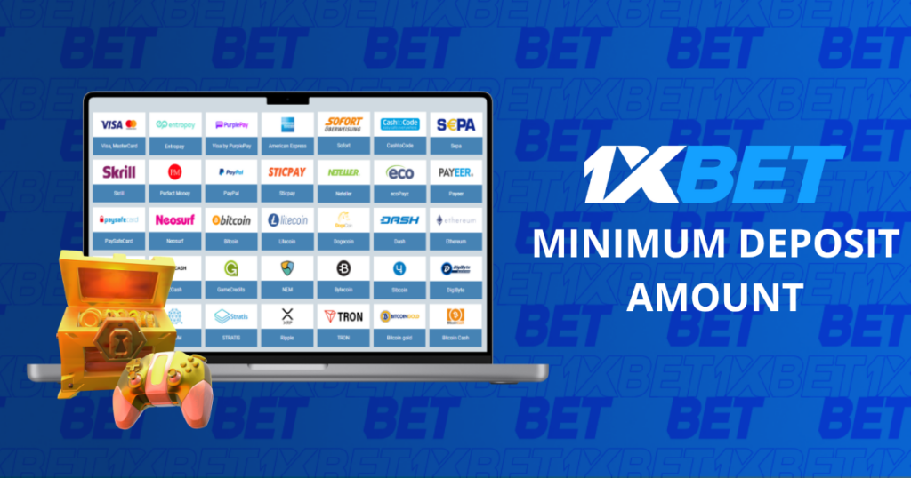 1xBet minimum deposit amount and payment methods