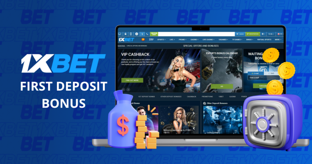 1xBet first deposit bonus